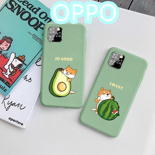 เคสซิลิโคน แตงโม หมา OPPO A5/ A9 2020 Reno A3S  A7 OPPO A31 A5s  A12 F11 Pro F9 F7 #904