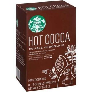 Starbucks Double Chocolate Hot Cocoa  สตาร์บัคดับเบิ้ลช็อกโกแลต266g (28gx8pcs.)