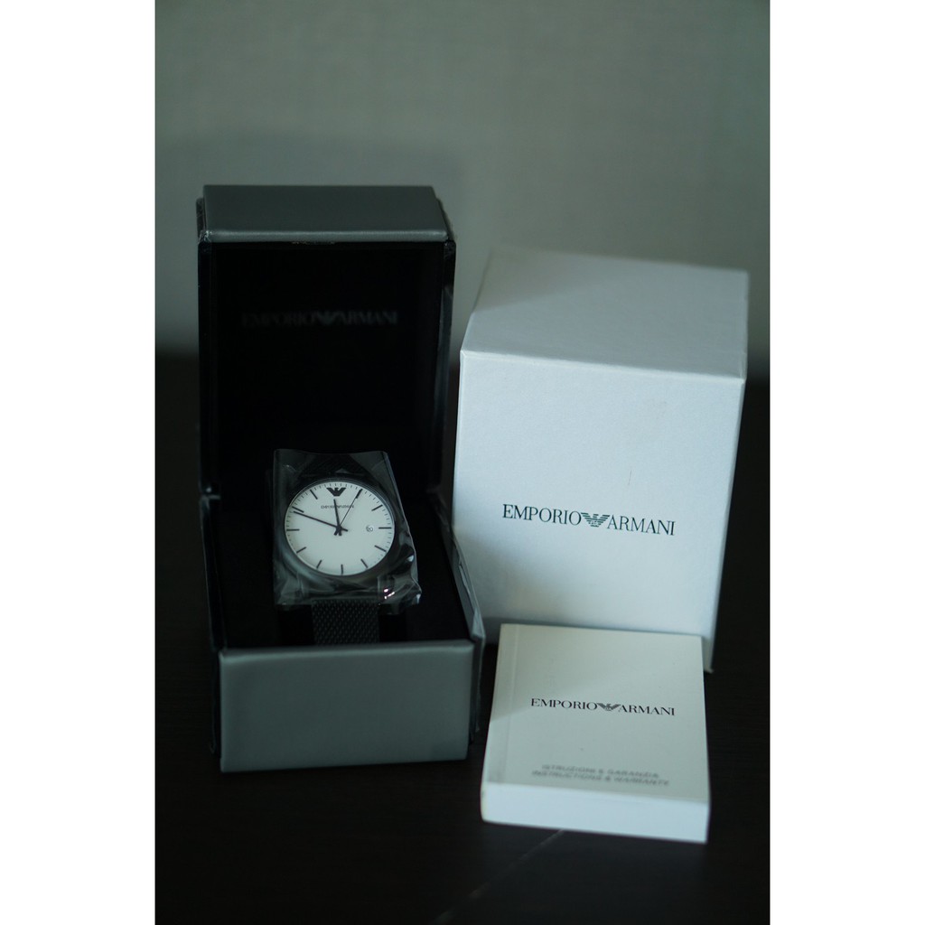 (พร้อมส่ง) นาฬิกาข้อมือ ผู้ชาย EMPORIO ARMANI Dress Watch AR11046 [ของแท้ ภาพถ่ายจากของจริง]