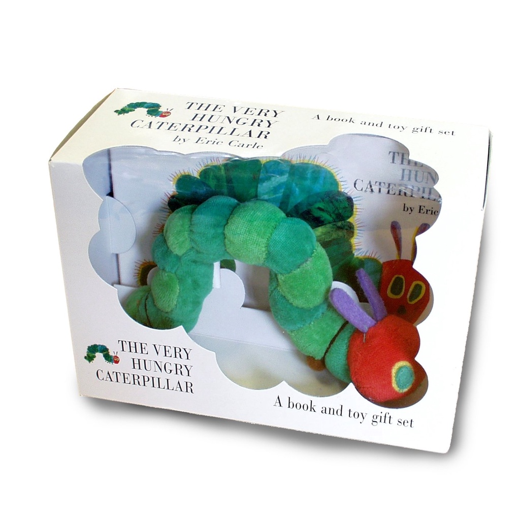 The Very Hungry Caterpillar: Book and Toy Gift Set by Eric Carle หนังสือใหม่ English Book พร้อมส่ง