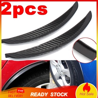 【พร้อมส่ง】บังโคลนคิ้ว Pvc แบบนิ่ม ขนาด 24.5 ซม. สําหรับรถยนต์ รถบรรทุก 1 คู่