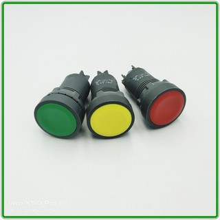 MODEL: XB7-EA PUSH BUTTON SWITCH สวิตซ์ปุ่มกดแบบต่อตรง 22มิล มีสี: แดง เขียว เหลือง