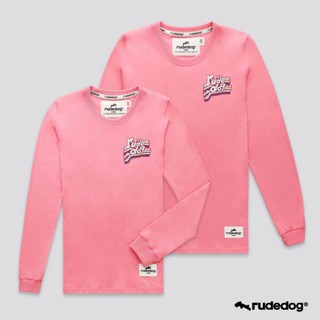 Rudedog เสื้อยืดแขนยาว รุ่น Bubble21 สีชมพู (ราคาต่อตัว)