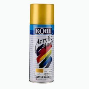 สีสเปรย์ โกเบ เงิน/ทอง/สะท้อนแสง 400cc. Acrylic Lacquer Spray