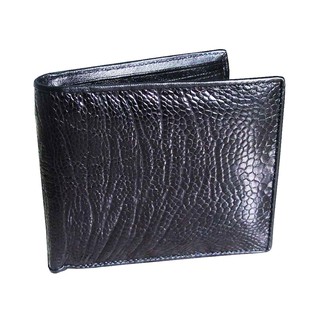 กระเป๋านกกระจอกเทศ Very Nice Genuine Ostrich Wallet Black กระเป๋าสตางค์ใช้ได้ทั้งสตรี-บุรุษ หนังขานกกระจอกเทศแท้ สวยมาก