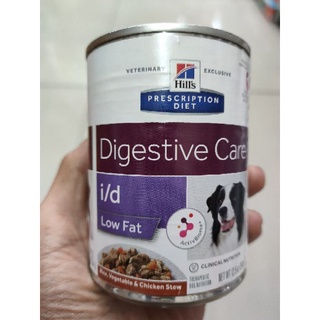 Hills Digestive Care i/d Low Fat 354g. อาหารสุนัขรักษาภาวะไขมันในเลือดสูง สูตรไขมันต่ำ