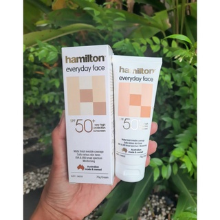 กันแดดชื่อดัง จากออสเตรเลีย ยี่ห้อ Hamilton everyday SPF50+ ขนาด75g.