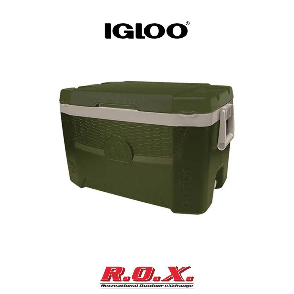 IGLOO 55QT QNTM SPTSMAN GRN / TAN 1P กระติกน้ำเก็บอุณหภูมิ  กระติกน้ำอเนกประสงค์   กระติกน้ำแคมป์ปิ้