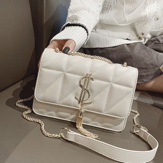 ✜♈กระเป๋าสะพายข้างสไตล์เกาหลีอินเทรนด์ all-match crossbody small bag chain