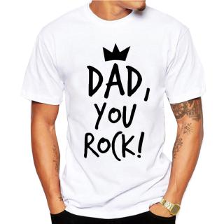 เสื้อเชิ้ต Homme Super Dad เสื้อยืดผู้ชายท็อปส์ซูลําลองรุ่นวันพ่อ Tshirt แขนสั้นตลก Papa Dady เ 2dT