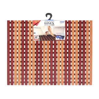 พรมปูพื้นกันลื่น WSP Linex สีน้ำตาล ขนาด 65 x 100 ซม.  พรมเช็ดเท้า  Anti-slip floor mat WSP Linex, brown, size 65 x 100