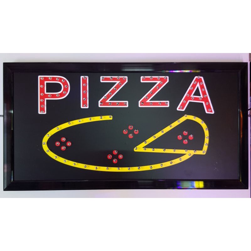ป้ายไฟ LED ร้านพิซซ่า PIZZA รูปที่ 3