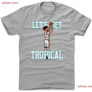 photo man เสื้อGolden State Warriors 500 LEVEL Klay Thompson Shirt - Klay Thompson Tropical Toon tee ผู้หญิง