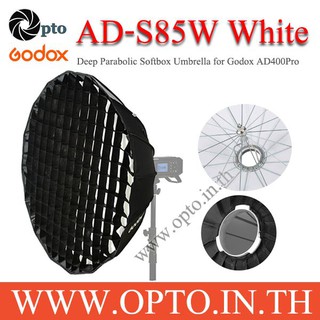 AD-S85w Godox Mount White Parabolic Deep Softbox For AD300Pro AD400Pro 85CM พาราโบลิกซอฟท์บ๊อกซ์