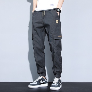 ราคาส่ง2ตัวขึ้นไป jogger pants men Sport M010 กางเกงขาจั้ม jogger กางเกงจ๊อกเกอ กางเกงผู้ชาย กางเกงขาจั้ม ผช