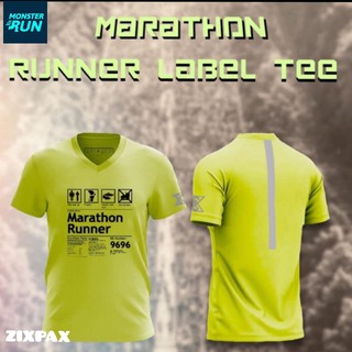 เสื้อวิ่ง ZIXPAX รุ่น MARATHON RUNNER LABEL TEE