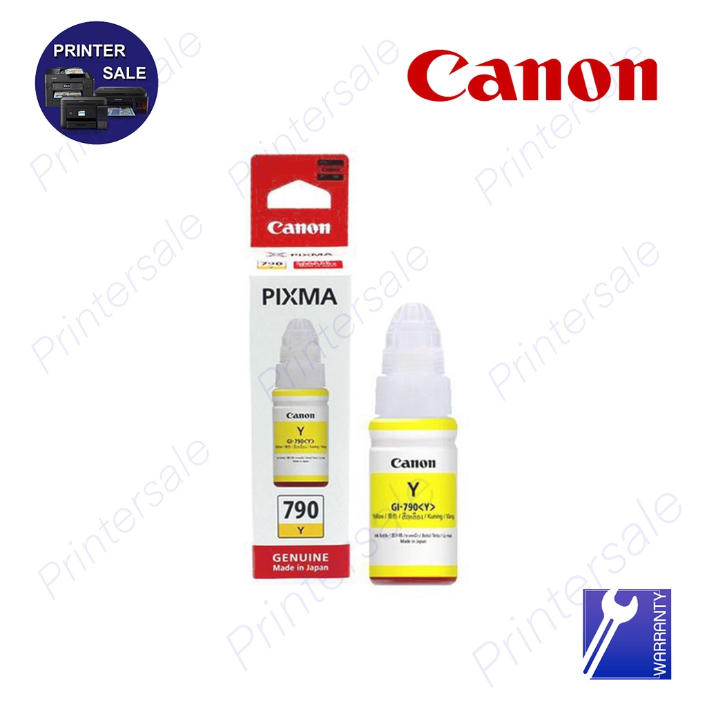 Canon GI-790 Yellow หมึก ขวดแท้  สำหรับ CANON แท้งแท้ G-Series