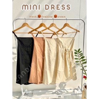 Minidress 🔥พร้อมส่ง🔥 มินิเดรสผ้าฝ้าย 🐻 น่ารัก ใส่สบาย 🌈