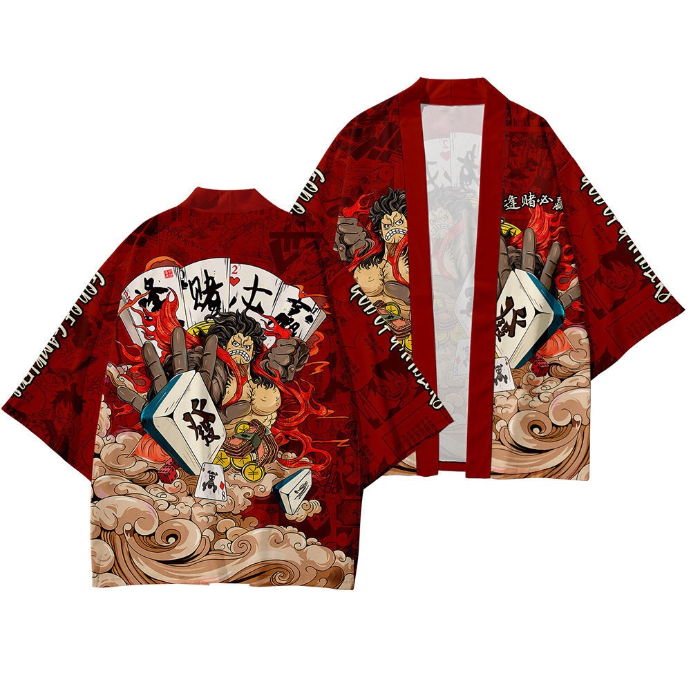 Kimono Haori ANIME JAPAN LUFFY GEAR ONE PIECE