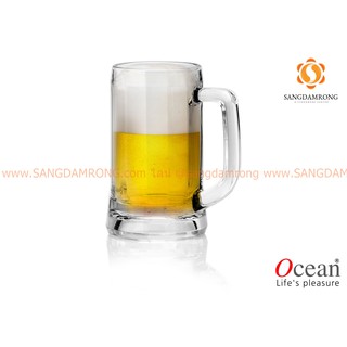 (6ใบ) โอเชี่ยนกลาส - แก้วเบียร์มีหู รุ่น Munich Beer Mug มี 2 แบบให้เลือก