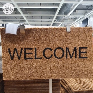 👌ไม่พูดเยอะ เจ็บคอ! พรมเช็ดเท้าเชื้อเชิญ Welcome!👌พรมเช็ดเท้าใยมะพร้าวอิเกีย IKEA JANDERUP