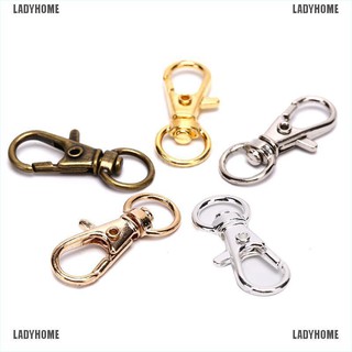 【Ladyhome】คลิปตะขอก้ามปู พวงกุญแจ DIY 10 ชิ้น