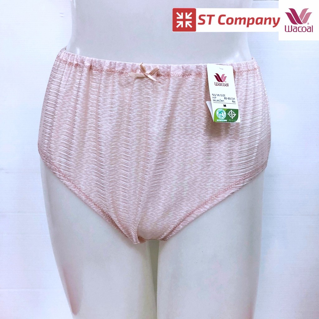 กางเกงในร้อยยาง Wacoal แบบเต็มตัว (Short) สีเบจ (BE) รุ่น WU4933 1 ตัว เนื้อผ้าเงางาม สวมใสสบายซักง่าย แห้งเร็ว วาโก้
