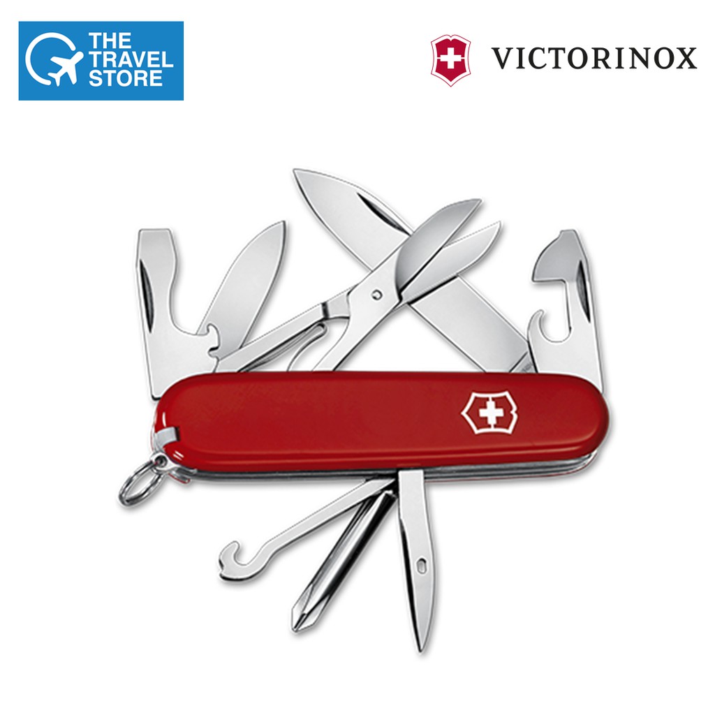 VICTORINOX Swiss Army knife SUPER TINKER (RED Signature) มีดพับอเนกประสงค์ทหารสวิสสีแดง