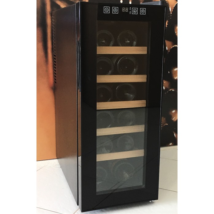 Wine Cooler ตู้แช่ไวน์ Wine Cellar Wine Cabinet BW35-W for 12 bottles with  Single temperature