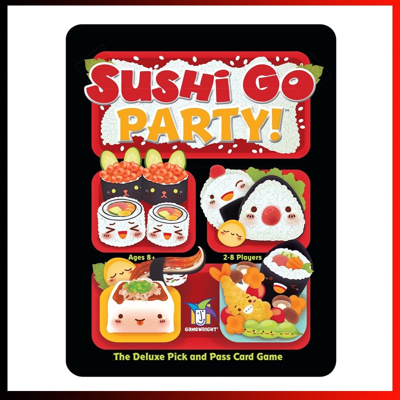 【Ready Stock】Sushi GO Party Game Sushi Go Card Game เกมการ์ดเกมของเล่นสำหรับครอบครัว