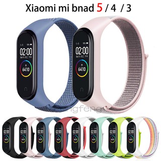 สายนาฬิกาข้อมือไนล่อน สําหรับ Xiaomi Mi Band 3 4 5 6 7 NFC Miband 4 3 5 6 7