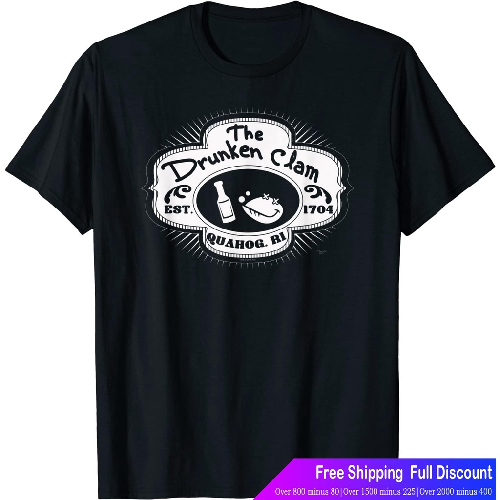 Family Guyเสื้อยืดผู้ชาย Family Guy The Drunken Clam T-Shirt Family Guy Men's Women's T-shirts