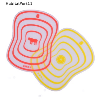 Habitatport แผ่นเขียง แบบบาง ยืดหยุ่น สําหรับหั่นผัก ผลไม้ เนื้อสัตว์