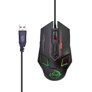 OKER  7-COLOR LED GAMING MOUSE X-313