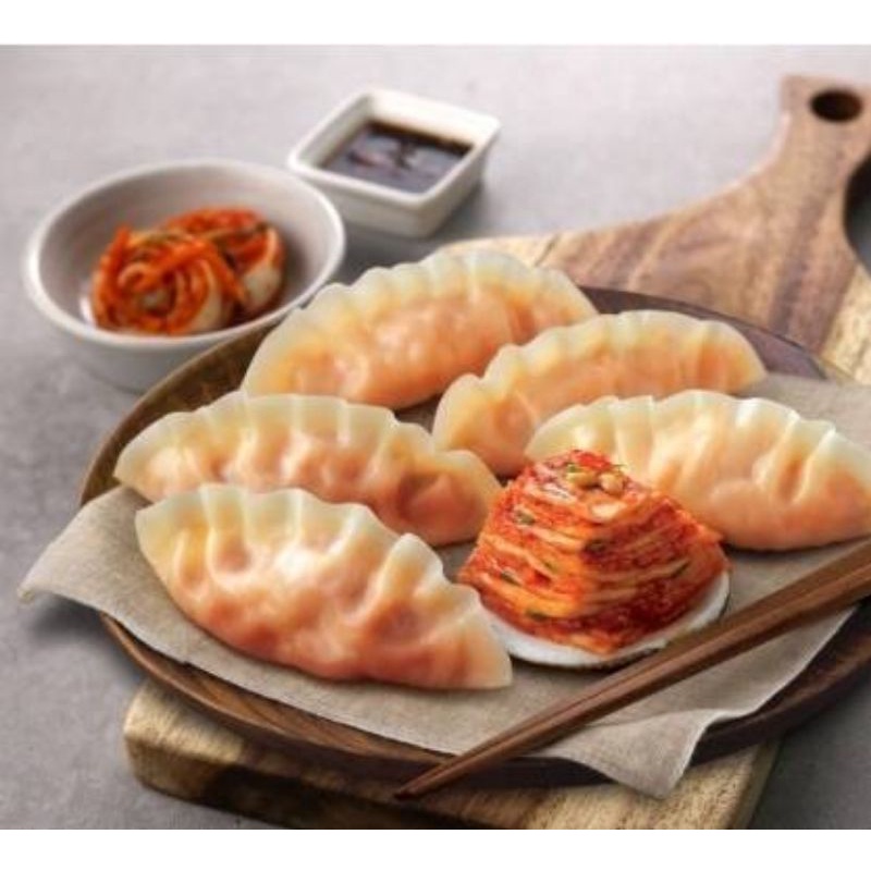 เกี๊ยวนึ่งไส้หมูผสมกิมจิ, Kimchi Wrapling Dumpling ❄ ฟรี Ice Cool Gel ❄ ขนาด 420 g. ยี่ห้อ Bibigo - รูปที่ 3