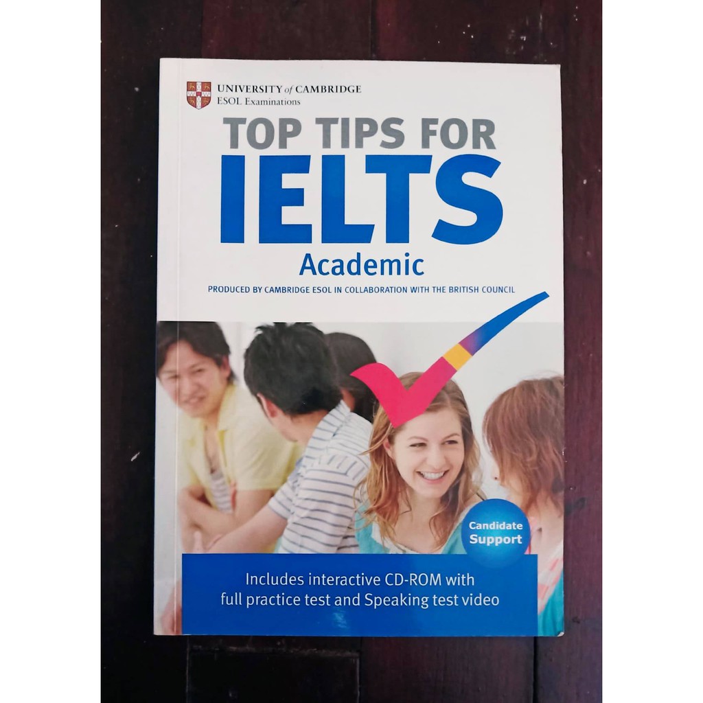หนังสือเตรียมสอบ IELTS มือสอง (Top Tips for IELTS)