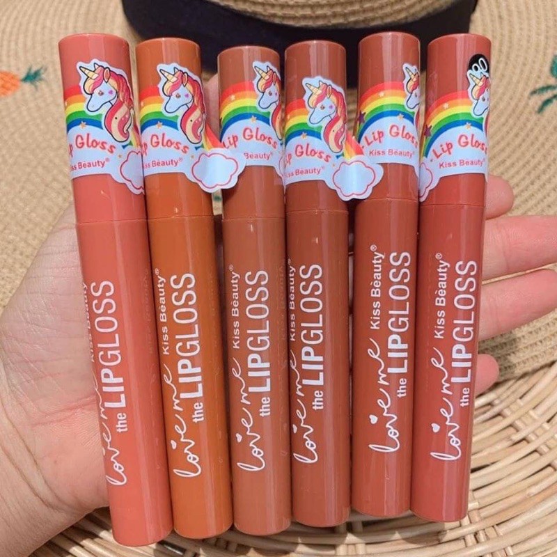 set ลิปจุ่ม kiss beauty lip