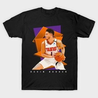 เสื้อคู่วินเทจ เสื้อคู่รัก - Devin Booker Phoenix Suns Team 2021 เสื้อยืดตลกสีดําวินเทจของขวัญผู้ชาย