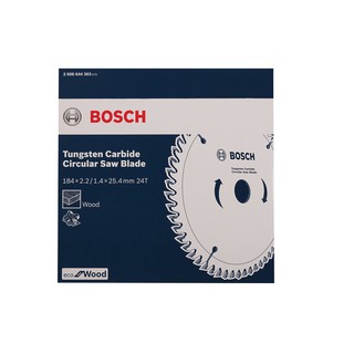 BOSCH ใบเลื่อยวงเดือน 7 นิ้ว 24 ฟัน รุ่น ECO FOR WOOD รุ่น 2608644303