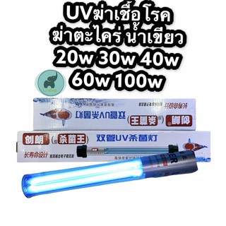 UV-H หลอดยูวีฆ่าตะไคร่  น้ำเขียว ฆ่าเชื้อ ในบ่อปลา