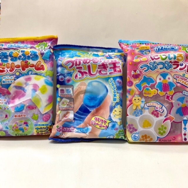 ของเล่นกินได้ ทำเป็นไอติม / ลูกบอลน้ำ / เยลลีโดม/ บับเบิลเยลลี่ ของแท้มี3แบบจ้า
