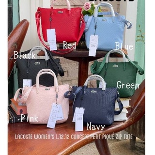 กระเป๋าสะพายWomens L.12.12 Concept Petit Piqué Zip Tote