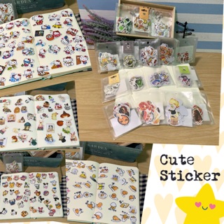 สติ๊กเกอร์ ลายการ์ตูน แบบซอง Cute cartoon sticker