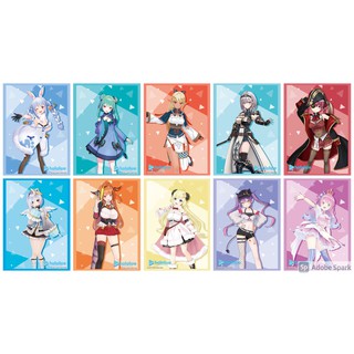 Bushiroad Sleeve Hololive Production : Rushia, Shiranui Flare, Shirogane Noel, Tsunomaki Watame, Towa, Himemori Luna