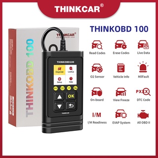 Obd2 เครื่องสแกนเนอร์วินิจฉัยรถยนต์ 100 obdii obd2