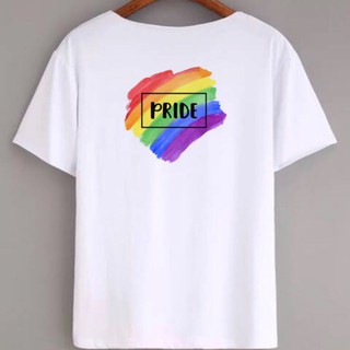 เสื้อสีขาว - สายรุ้ง LGBT ยูนิเซ็กซ์เสื้อยืด COD