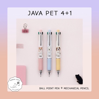 JAVA PET 4+1 MULTI 0.5 mm. ปากกาลูกลื่น 4+1 ขนาด 0.5มม.