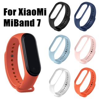 สายนาฬิกาข้อมือซิลิโคน ทนทาน แบบเปลี่ยน สําหรับ Xiaomi Mi Band 7