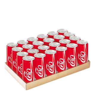 โปรโมชัน! โค้ก น้ำอัดลม ออริจินัล 325 มล. แพ็ค 24 กระป๋อง Coke Soft Drink Original 325 ml x 24 Cans