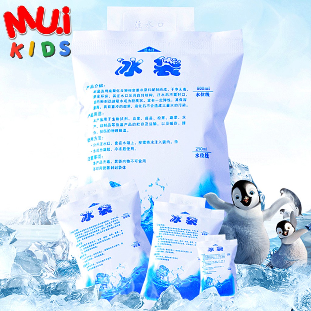 ถุงเก็บความเย็น (1 แผ่น) เจลเก็บความเย็น ice pack ice gel By Muikid